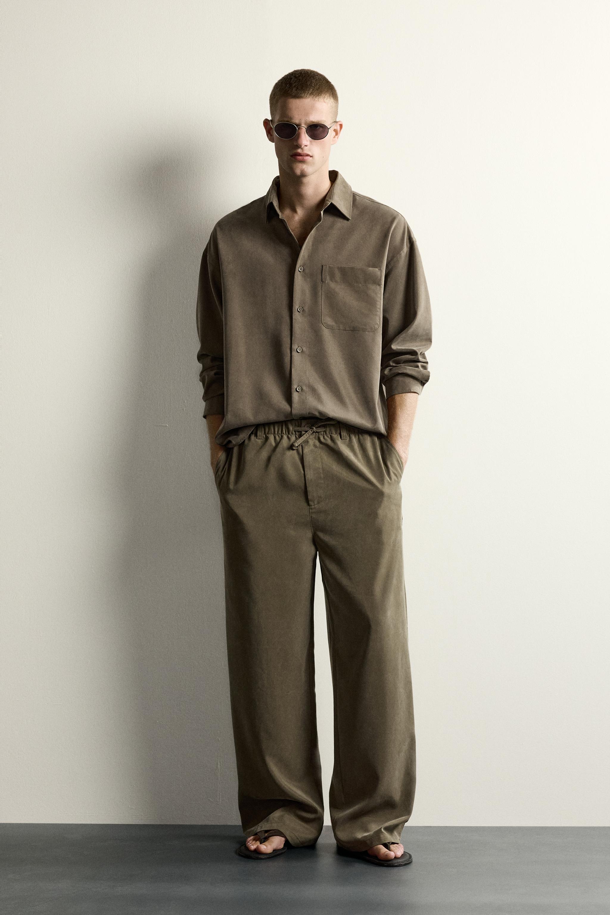 RELAXED FIT FLOWY PANTS
